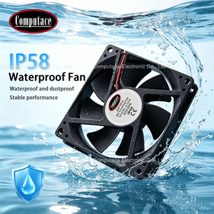 พัดลมระบายความร้อนกันน้ำ IP58 ขนาด 80x80x25 มม. 24V 3000RPM รุ่น ZSF1012 แบบอุตสาหกรรม ปิดผนึกอย่างดี สำหรับระบายความร้อนอุปกรณ์ IP58 W - Product Image 2