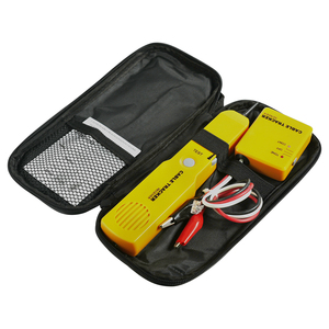 Testeur de circuits et traqueur de fils – Générateur de tonalité et kit de sondes <span class=keywords><strong>pour</strong></span> câbles réseau et lignes téléphoniques – Testeur de continuité de câbles - Product Image 2