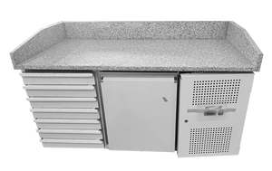 VICTORY KITCHEN Commercial SS Refrigerated Pizza Table Stainless Steel Undercounter Refrigerator Drawers for Kitchen and Hotel - Product Image 6
