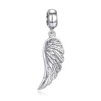 Directement du fabricant : pendentif breloque arbre généalogique en argent sterling S925, bracelet trèfle porte-bonheur DIY, accessoires de bijouterie