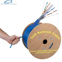 Câble Ethernet Cat6 Cat6A sur mesure en usine, 100M 305M, UTP/FTP/SFUTP/SFTP/FFTP, câble LAN Gigabit pour la maison et le bureau, câble SFTP Cat6