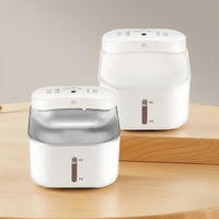 Fontaine à eau intelligente pour chat, à détection de mouvement automatique, à circulation continue, portable, contrôlée par Wi-Fi via application mobile pour chiens et chats