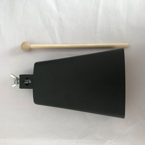 Cloche à vache en métal, instrument de percussion avec mallette en bois, support réglable, accessoire musical pour batterie, performance et enseignement - Product Image 5