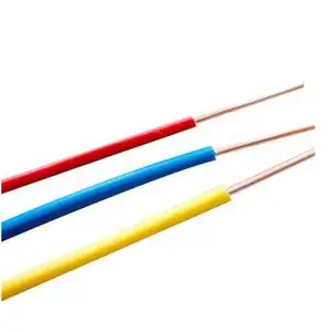 1.5mm2 2.5mm2 4mm2 6mm2 Cable eléctrico Pvc Cable cobre 2,5 Mm Cable eléctrico aislado IEC NEMA GB JIS trenzado RVV