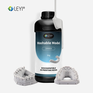 LEYI DMW04 Résine 3D Lavable à l'Eau, Modèle Dentaire en Polymère Synthétique, Photosensible Lavée <span class=keywords><strong>pour</strong></span> Réparation de Prothèse Dentaire, Spécification 1KG - Product Image 3