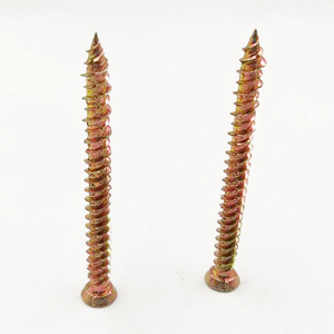สกรูคอนกรีตหัวจมแบบแบน 7.5*100 มม. เหล็กชุบสังกะสี หัว Torx ขันเองได้ สำหรับงานก่อสร้าง ขนาดนิ้วและเมตริก - Product Image 4