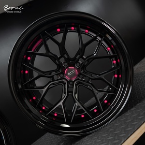 博瑞2件T6061合金车轮5X114.3 5X120深凹<span class=keywords><strong>16</strong></span> 17 18 19 20 21 22 23 24英寸赛车用碳纤维车轮 - Product Image 1