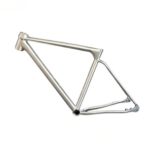โครงจักรยานเสือหมอบไทเทเนียมอัลลอยด์เกรด 9 แบบกำหนดเอง ผลิตด้วยมือ น้ำหนักเบา ชุดเฟรมจักรยานแข่ง งานกลึง CNC รับผลิตตามแบบที่กำหนดเอง - Product Image 1