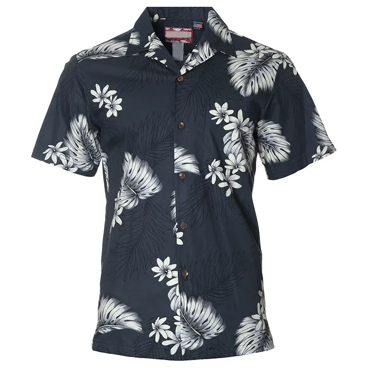 Neue Mode hochwertig individuell bedruckt Sommer hawaiianische Herren Strand-Button-Up-Hemden