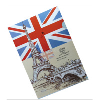 Carpeta de Archivo en Forma de L de Plástico PP A4 Personalizada con Impresión a Todo Color, Producto de Archivo de Alta Calidad