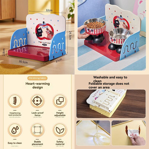 Support surélevé <span class=keywords><strong>pour</strong></span> gamelles de chat en acier inoxydable, <span class=keywords><strong>pour</strong></span> gamelles à nourriture et à eau - Product Image 6