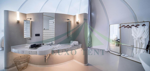 Glaming hotel luxury cabin tent family house boat shell hotel tent - Product Image 4