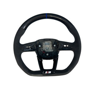 ดรอปชิปพวงมาลัยสำหรับรถออดี้ <span class=keywords><strong>A4</strong></span> S4 A5 <span class=keywords><strong>B9</strong></span>.5 S5 (2023 +) พวงมาลัยคาร์บอนไฟเบอร์ฐานแบนใหม่ถุงลมนิรภัยทรงสี่เหลี่ยม - Product Image 1