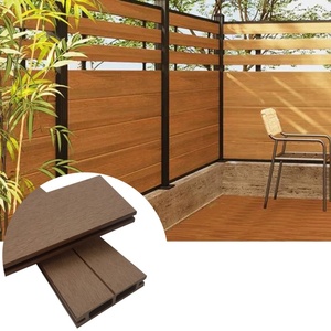 Panneaux de clôture de jardin en composite bois-plastique résistants aux intempéries, panneaux de clôture WPC imperméables pour maison et jardin - Product Image 1