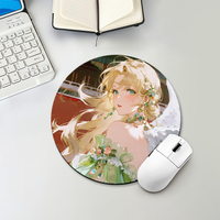 Tapis de souris personnalisé en forme d'animal de dessin animé, tapis de bureau à motif d'anime, tapis de souris en caoutchouc et tissu pour le jeu et le bureau, OEM ODM