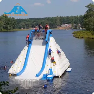 Inflatable Pool Iceberg Float Slide Inflatable Lake Floats Inflatable Slide Rock Climbing Iceberg Slide Used on Sea