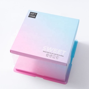 Personalizza la scatola per <span class=keywords><strong>torta</strong></span> quadrata per alimenti formaggio di <span class=keywords><strong>compleanno</strong></span> scatola per <span class=keywords><strong>torta</strong></span> Premium di lusso dal Design unico da 14 pollici - Product Image 5