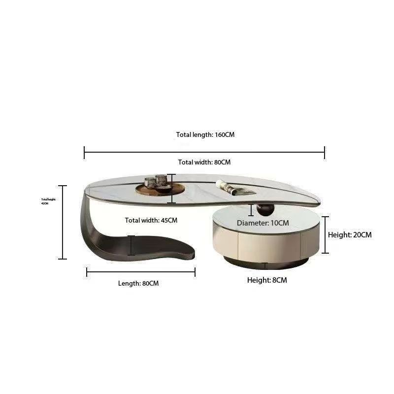 1.6m Slate coffee table