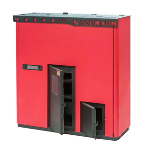 NWM Poêle à granulés de biomasse moderne, autoportant, en fonte d'aluminium, nouvelle génération, économe en énergie, durable, garantie 2 ans, pour villa et usage domestique - Product Image 1