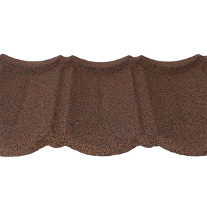 Tuiles de toit en acier revêtues de pierre de conception moderne Linyi en gros, couleur sable, résistantes à la chaleur - Product Image 1