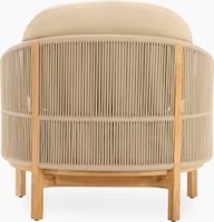 Ensemble de canapés d'extérieur FERLY, mobilier de jardin, performance anti-taches de qualité supérieure, séchage rapide, chaise longue de remplacement