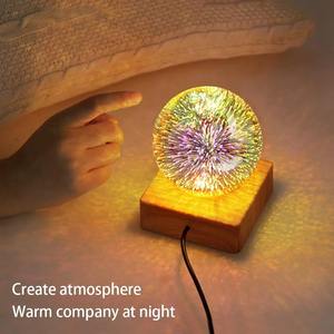 Lampe USB créative et romantique à projection ciel étoilé et feux d'artifice, pour chambre à coucher, chevet, ambiance décorative, lampe de projection pour un sommeil réparateur - Product Image 6
