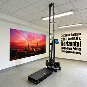 เครื่องพิมพ์ผนัง 3 มิติ ปี 2026 แบบตั้งพื้น อัตโนมัติ ความละเอียดสูง ใช้หมึก UV ความแม่นยำสูง สำหรับตกแต่งภายในและภายนอกอาคารเชิงพาณิชย์ - Product Image 1