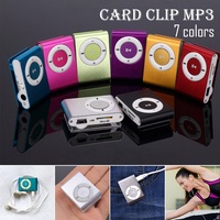 Nouveau mini lecteur MP3 portable USB coloré pour voiture, avec prise en charge des cartes TF/SD, câble et écouteurs