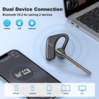 Nuevos Auriculares Inalámbricos Bluetooth Bee M50 con 24 Horas de Tiempo de Conversación, Manos Libres, con Micrófono con Cancelación de Ruido Mejorado