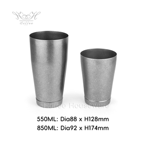 28oz + 18oz (850 + 550ml) บอสตันชุดบาร์เชคเกอร์กระป๋องสแตนเลสสตีลถ่วงน้ำหนัก - Product Image 3