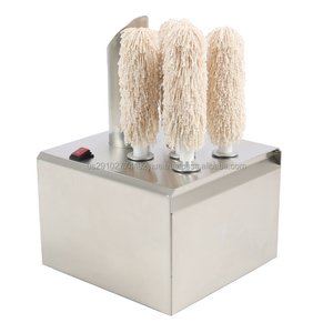 Laveuse-polisseuse électrique commerciale en acier inoxydable pour verrerie, sécheuse et polisseuse de verres à vin - Product Image 1