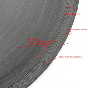 Thin Edge Wet Diamond Blade Disc <strong>Lapidary</strong> <strong>Saw</strong> Gemstone <strong>Rock</strong> Cutting <strong>Saw</strong> Blade 8inch 200mm - Product Image 4