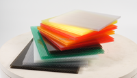 Feuille creuse de plastique PC de poids léger transparent d'abri d'auto de serre de véranda d'utilisation de feuille de polycarbonate