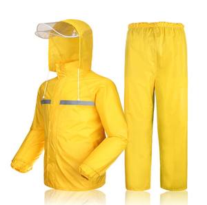 Abrigos <span class=keywords><strong>de</strong></span> <span class=keywords><strong>lluvia</strong></span> transpirables impermeables, trajes <span class=keywords><strong>de</strong></span> <span class=keywords><strong>lluvia</strong></span> <span class=keywords><strong>para</strong></span> hombres y mujeres con tira reflectante, chaqueta <span class=keywords><strong>de</strong></span> <span class=keywords><strong>lluvia</strong></span> duradera, Pantalones - Product Image 6