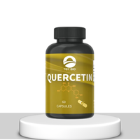 Quercétine fabriquée en Chine, 180 capsules, complément alimentaire pour adultes, soins de santé et beauté, soutien immunitaire et anti-fatigue, certifié Halal