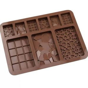 Stampo in Silicone a 9 Cavità per Cioccolato, Biscotti e Waffle, Forme Multiple Alfabeto, Cuore, <span class=keywords><strong>Buon</strong></span> <span class=keywords><strong>Compleanno</strong></span>, Strumento per Decorazione Torte Fai-da-Te - Product Image 2