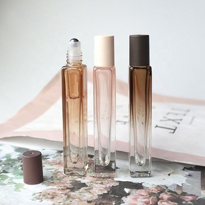8ml Top vendita di alta qualità rotolo di profumo sulla <span class=keywords><strong>bottiglia</strong></span> lungo quadrato di profumo <span class=keywords><strong>olio</strong></span> essenziale palla di vetro rosa caffè <span class=keywords><strong>bottiglia</strong></span> <span class=keywords><strong>vuota</strong></span> - Product Image 2