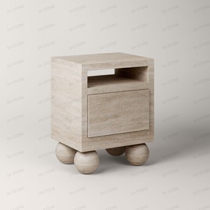 Table d'Appoint SH STONE Calacatta Viola Personnalisée, Table de <span class=keywords><strong>Chevet</strong></span> <span class=keywords><strong>Cube</strong></span> Carré en Marbre au Design Moderne et Fonctionnel pour Décoration d'Intérieur - Product Image 3