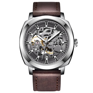 Montre BENYAR 5121 pour homme, cadran de 45 mm, étanche, nouvelle arrivée, tendance, multifonctionnelle, bracelet en cuir, cadran en verre, vente en gros - Product Image 3