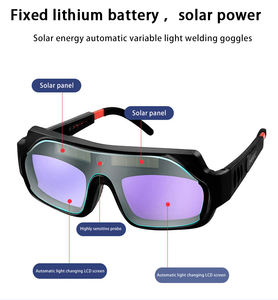 Verdadero color <span class=keywords><strong>de</strong></span> <span class=keywords><strong>seguridad</strong></span> negro profesional eléctrico negro oscurecimiento automático <span class=keywords><strong>gafas</strong></span> <span class=keywords><strong>de</strong></span> soldadura - Product Image 2