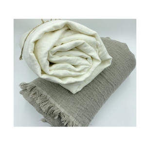 Grosir Selimut Linen Linen Katun Organik Selimut Pantai Selimut Piknik Selimut Linen untuk Berkemah Luar Ruangan - Product Image 4