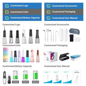 Irrigador Bucal Inalámbrico Portátil de 300 ml, Fuente de Alimentación USB, Resistente al Agua, para Hogar, Hotel, Auto y Viajes, FOMIS - Product Image 3