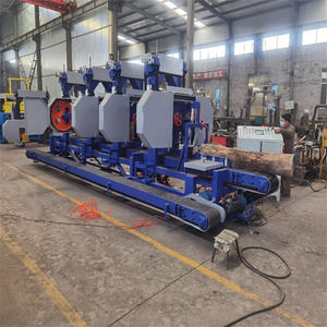 Sierras de cinta horizontales de múltiples cabezales para madera con motor central - Product Image 2