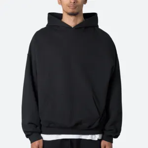 custom men's hoodies raglan Pockets functional heavy weight high quality men hoodie 100% cotton pullover hooded sweatshirt