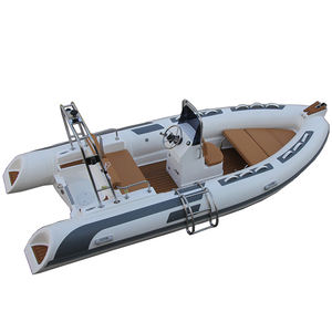 <span class=keywords><strong>Bateau</strong></span> Pneumatique <span class=keywords><strong>Semi</strong></span>-<span class=keywords><strong>Rigide</strong></span> Personnalisé <span class=keywords><strong>de</strong></span> Chine <span class=keywords><strong>de</strong></span> 16 Pieds Zodiac RIB480 avec Moteur Hors-Bord, en PVC et Fibre <span class=keywords><strong>de</strong></span> Verre, pour la Pêche et l'Aviron - Product Image 2