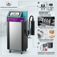 Impresora Industrial de Inyección de Tinta UV RICOH de Alta Velocidad 155m/min con Cabezal IPS-6501 para Impresión de Códigos QR, Códigos de Barras y Etiquetas de Paquetes