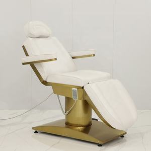 Skin Friendly PU Leather HF-B055 Green Multifunction Electric Design <strong>Salon</strong> Facial Massage Bed for <strong>Beauty</strong> <strong>Salon</strong> - Product Image 1