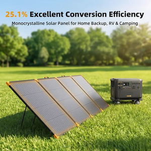 Panneau solaire portable pliable 500W monocristallin haute efficacité pour station d'alimentation extérieure CE ROHS - Product Image 3