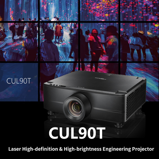 Optoma CUL90T CUL900 Laser Projector 9000 Lumens WUXGA DLP 4K Compatible HDR 3D Multi-Function Engineering Commercial Proyector