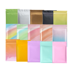 Sacs en Mylar refermables, pochettes multicolores, scellables, à 3 côtés, anti-odeurs, pour emballage d'aliments, en Stock et personnalisés - Product Image 2